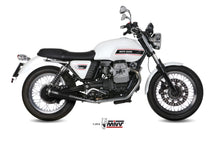 MIVV 2 Slip-on, Ghibli Black, Standard Exhaust For Moto Guzzi V7 Classic / Special 2008-2016
