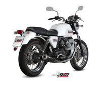 MIVV 2 Slip-on, Ghibli Black, Standard Exhaust For Moto Guzzi V7 Classic / Special 2008-2016