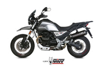 MIVV Slip-on, Oval Carbon, Standard Exhaust For Moto Guzzi V85 TT 2019-2022