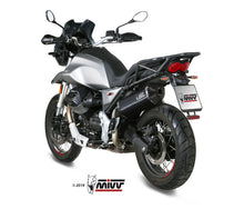 MIVV Slip-on, Speed Edge Black, Standard Exhaust For Moto Guzzi V85 TT 2019-2022