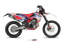 MIVV Full System 1X1, Oval Stainless Steel, Standard Exhaust For Beta 350 RR/400 RR/450 RR 2011-2012