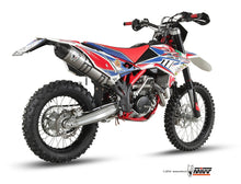 MIVV Full System 1X1, Oval Stainless Steel, Standard Exhaust For Beta 350 RR/400 RR/450 RR 2011-2012