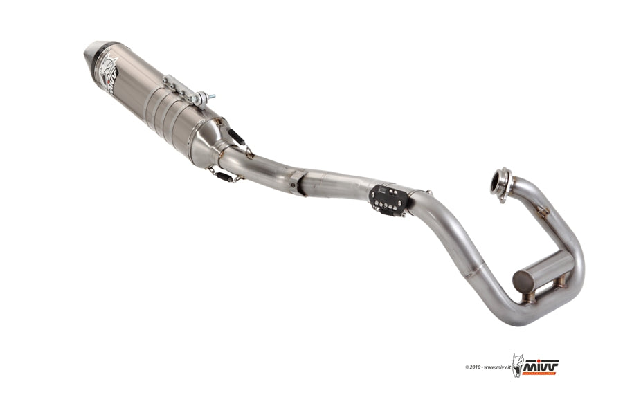 MIVV Full System 1x1, Oval Stainless Steel, Standard Exhaust For Honda CRF 450 2009-2010