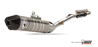 MIVV Full System 1x1, Oval Stainless Steel, Standard Exhaust For Kawasaki KX 250 F 2009-2020