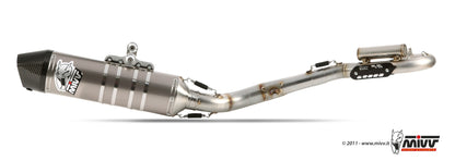 MIVV Full System 1x1, Oval Stainless Steel, Standard Exhaust For Kawasaki KX 250 F 2009-2020