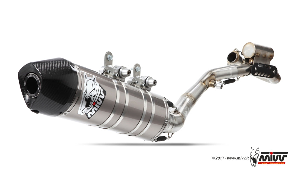 MIVV Full System 1x1, Oval Stainless Steel, Standard Exhaust For KTM SX-F 250 2011-2012