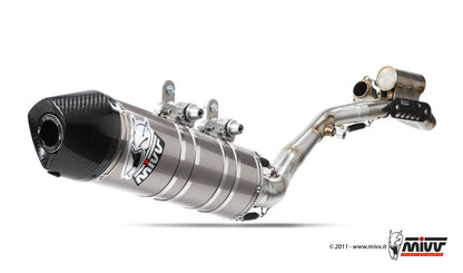 MIVV Full System 1x1, Oval Stainless Steel, Standard Exhaust For KTM SX-F 250 2011-2012