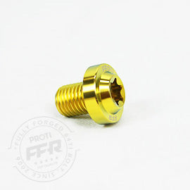 Proti M10 Universal Bolt M10L12-OTBL02 - LEFT HAND THREAD - Mirror Blank Screw