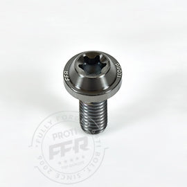 Proti Forged Titanium Number Plate Bolt Kit - With Round Washers and Lock nuts