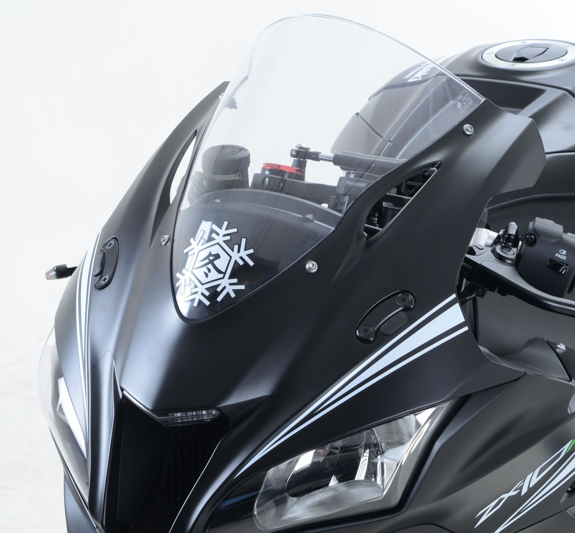R&G Racing Mirror Blanking Plates for Kawasaki ZX10-R '16-18
