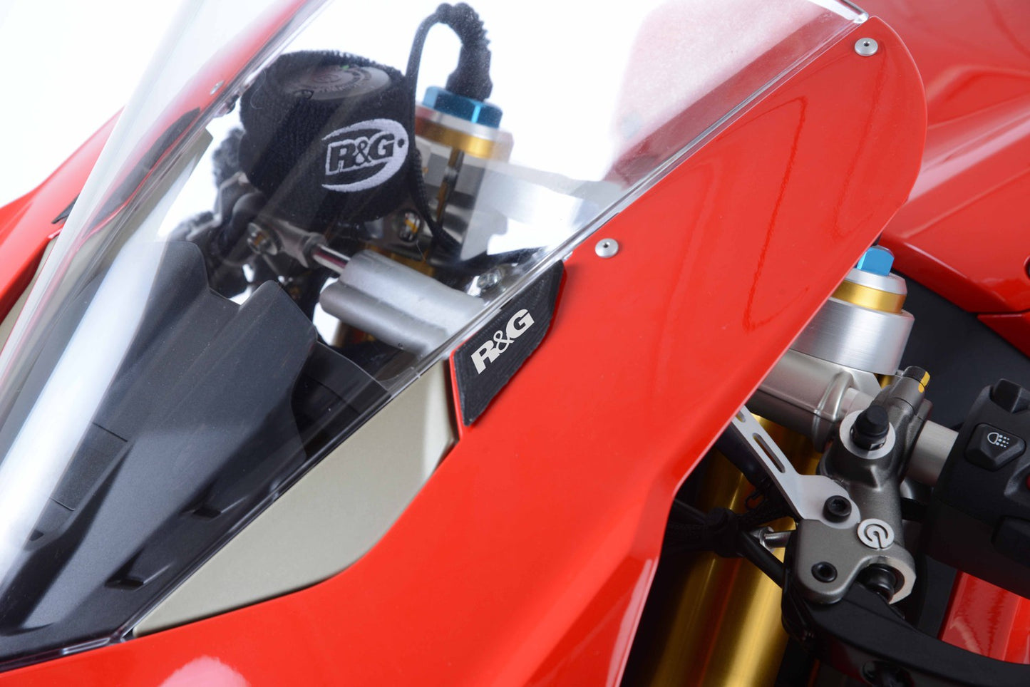 R&G Racing Mirror Blanking Plates for Ducati Panigale V4 '17-18 & V4S '18-19