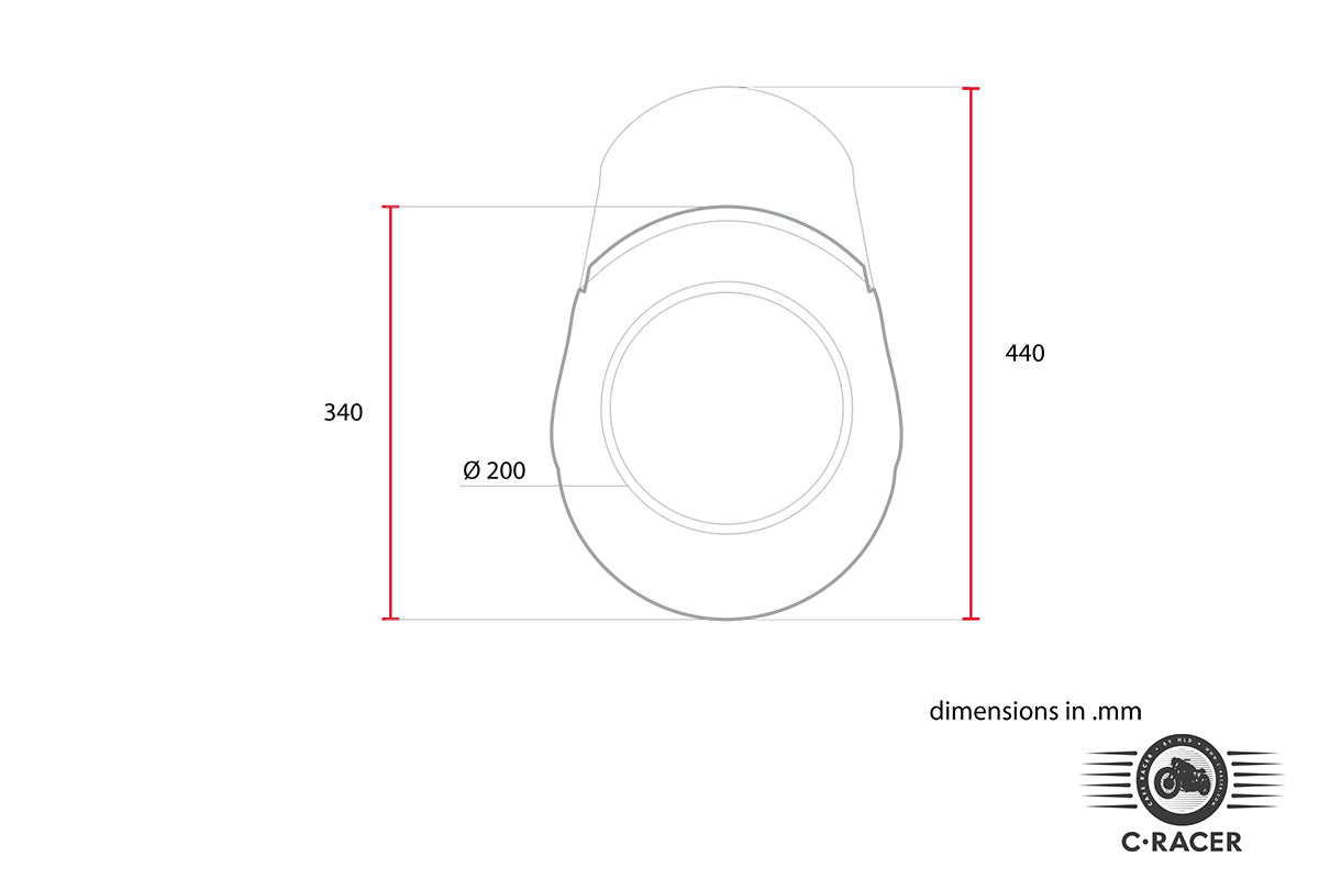 C-Racer Universal Mask No1 - MCR1