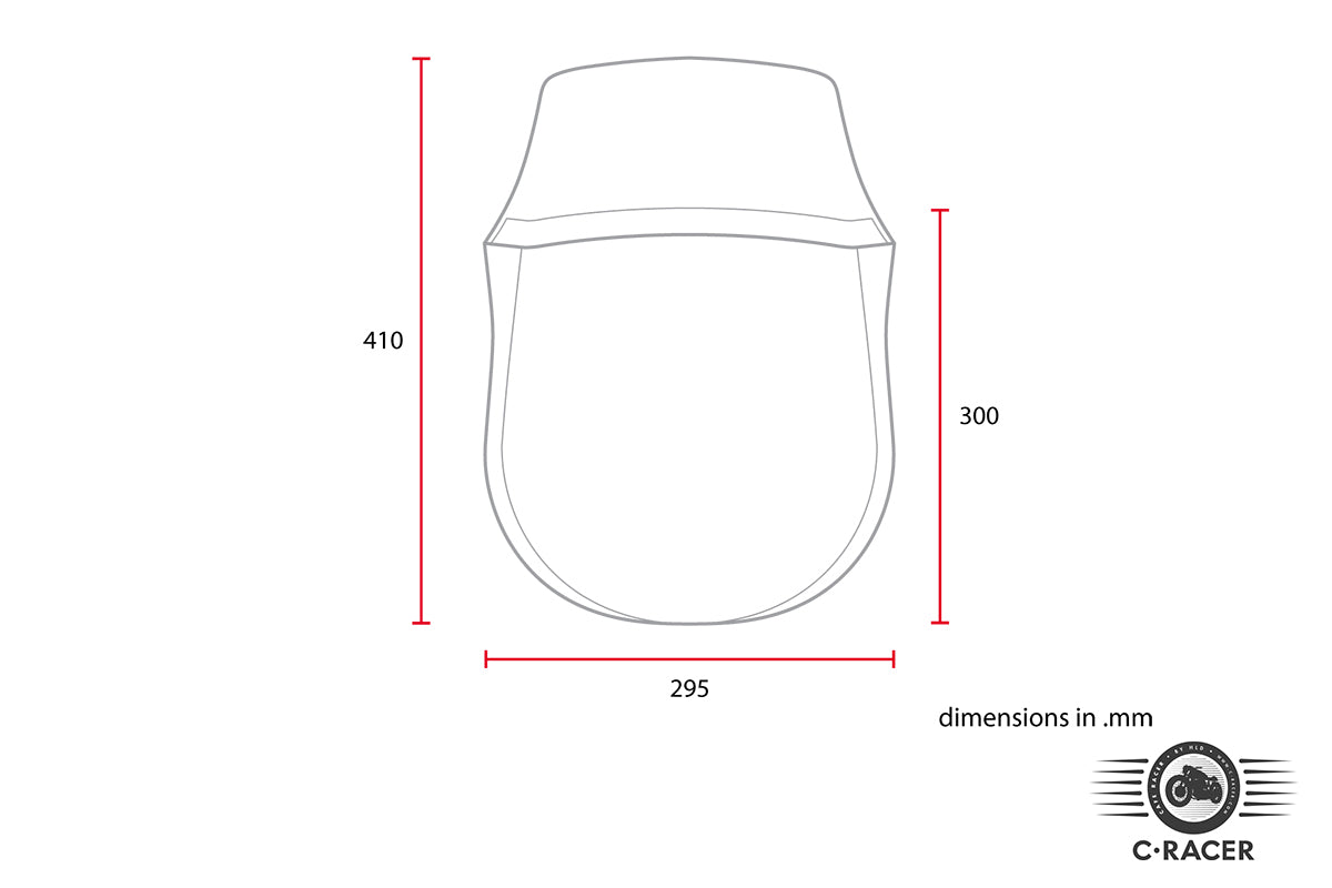C-Racer Universal Mask No2 "Scrambler Mask" - MCR2