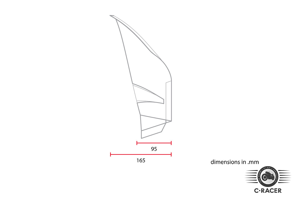C-Racer Universal Cafe Racer Mask No3 - MCR3