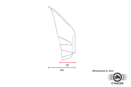 C-Racer Universal Cafe Racer Mask No3 - MCR3