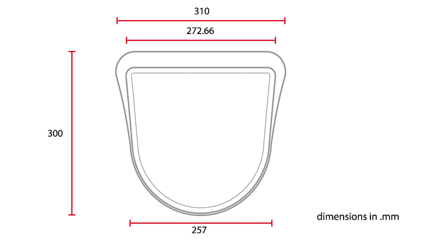 C-Racer Universal Flat Track Racer Mask No4 - MCR4