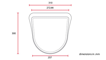 C-Racer Universal Flat Track Racer Mask No4 - MCR4
