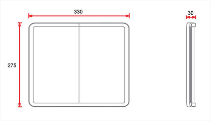 C-Racer Universal Front Mask No8 - MCR8 - Flat Track Number Plate