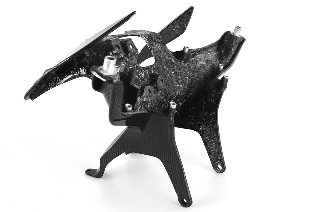 MOTOCORSE - CARBON FIBER FRONT FARING STAY (HEADLIGHT HOLDER) FOR DUCATI PANIGALE V4 / R / S / SPECIALE