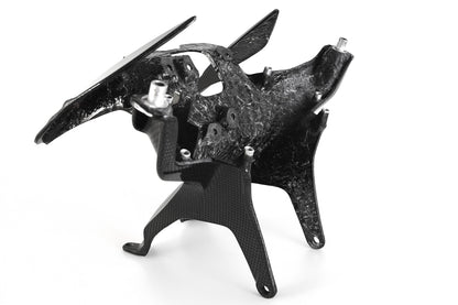 MOTOCORSE - CARBON FIBER FRONT FARING STAY (HEADLIGHT HOLDER) FOR DUCATI PANIGALE V4 / R / S / SPECIALE