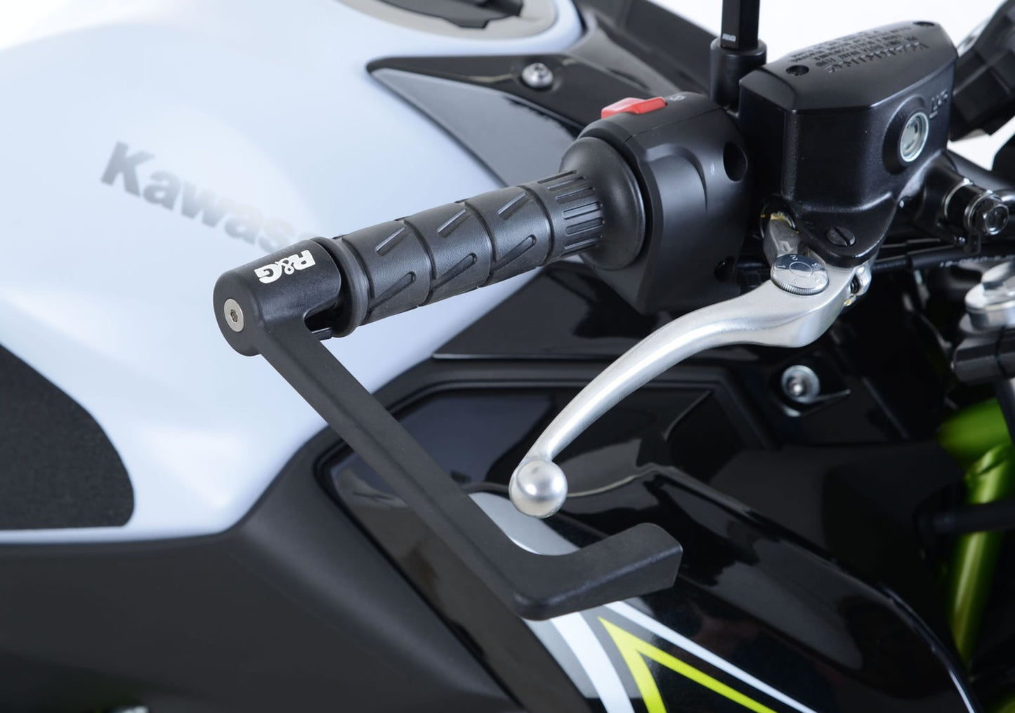 R&G Racing Moulded Lever Guard for Kawasaki Z650 '05-'22, Ninja 650 '17-'22