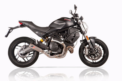 QD Exhaust Half System with Tri-Cone or Max-Cone Muffler for Monster 797