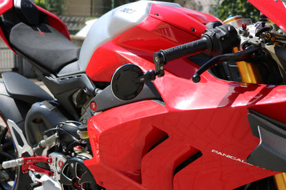CNC Racing "ROCKET" BICOLOR 81mm Folding Bar End Mirrors - BELLISSIMOTO EXCLUSIVE