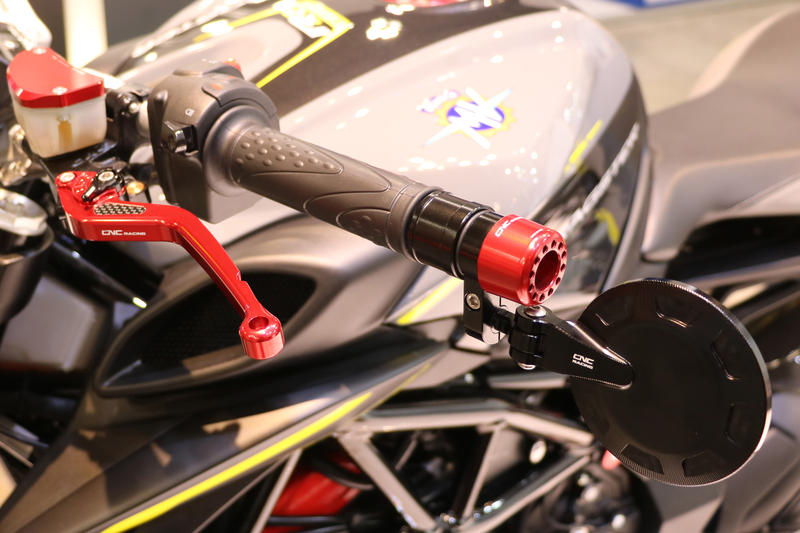 CNC Racing adapter for ROCKET and EVO Mirrors and Brake / Clutch Lever Guards for MV Agusta Dragster 800 / RR / RC