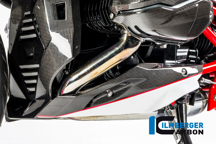 Ilmberger Carbon Bellypan, Left Side Carbon for the BMW R 1200 RS 2015