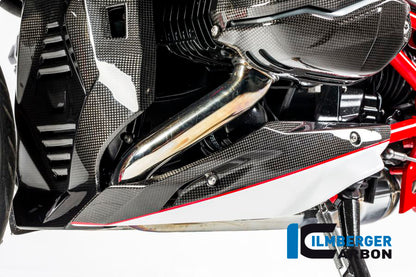 Ilmberger Carbon Bellypan, Left Side Carbon for the BMW R 1200 RS 2015
