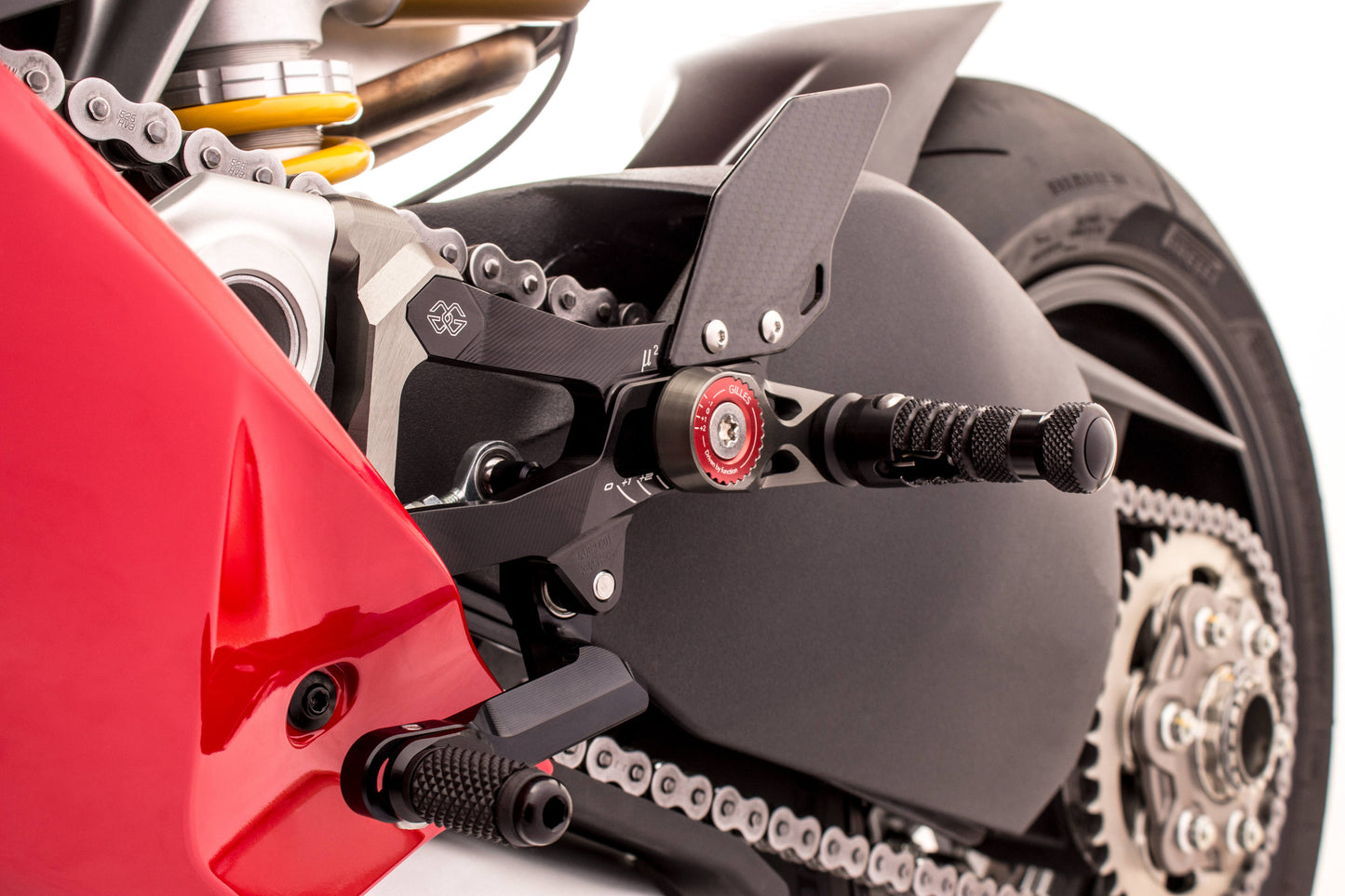 Gilles MUE2 Rearsets for Ducati Panigale V4 / S / R / Speciale (18-24)