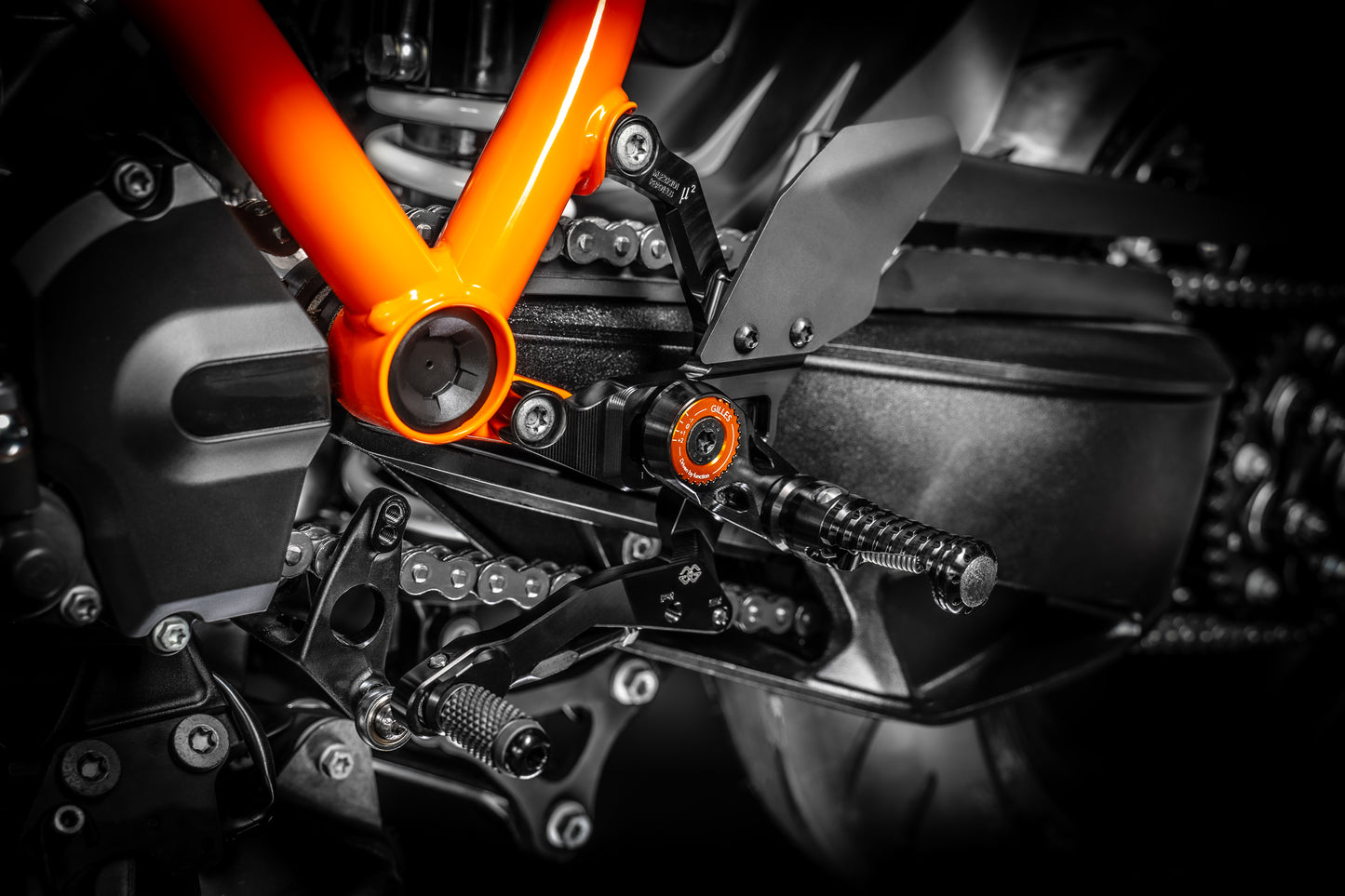 Gilles MUE2 Rearsets for the KTM 1290 Super Duke R (2020+)