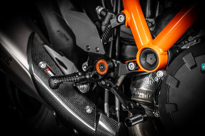Gilles MUE2 Rearsets for the KTM 1290 Super Duke R (2020+)