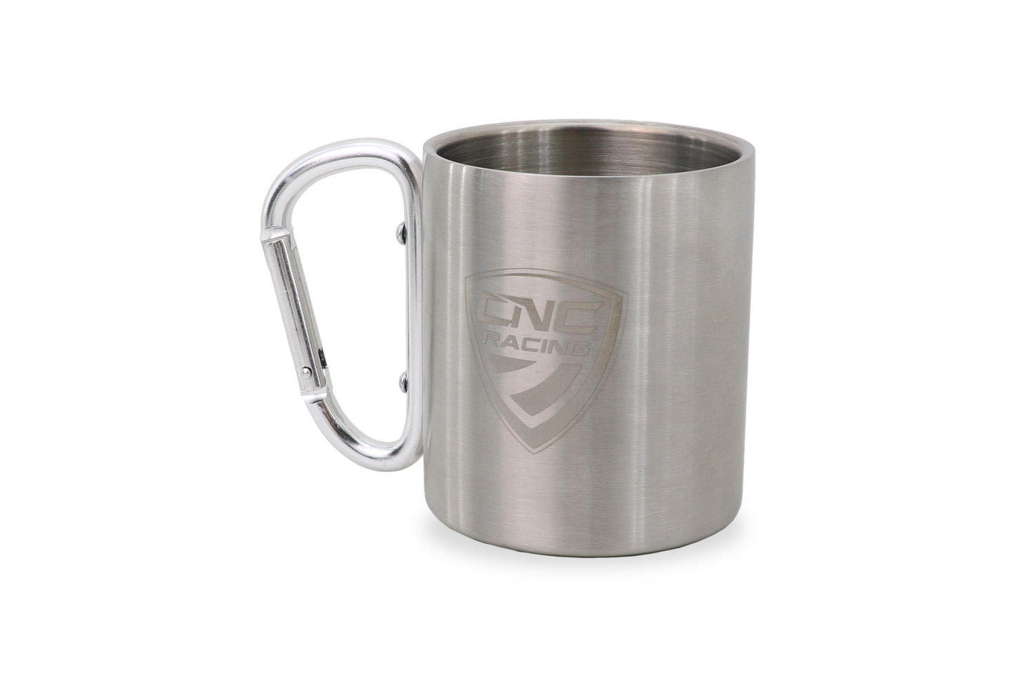 CNC Racing Stainless Steel Mug With Carabiner Handle