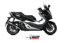 MIVV Slip-On, Mover Black, Standard Exhaust For Honda Forza 300 2018-2021