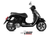 MIVV Slip-on, Mover Black, Standard Exhaust For Vespa GTS 300 2008-2020