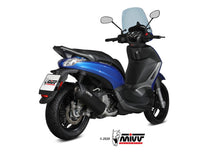 MIVV Full System 1x1, Mover Black, Standard Exhaust For Piaggio Beverly 350 2017-2020