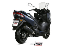MIVV Slip-on, Mover Black, Standard Exhaust For Suzuki Burgman 400 2017-2020