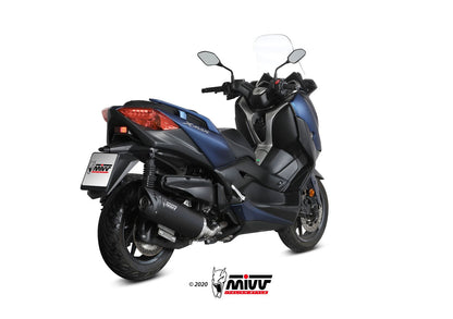 MIVV Slip-on, Mover Black, Standard Exhaust For Yamaha X-Max 400 2017-2020