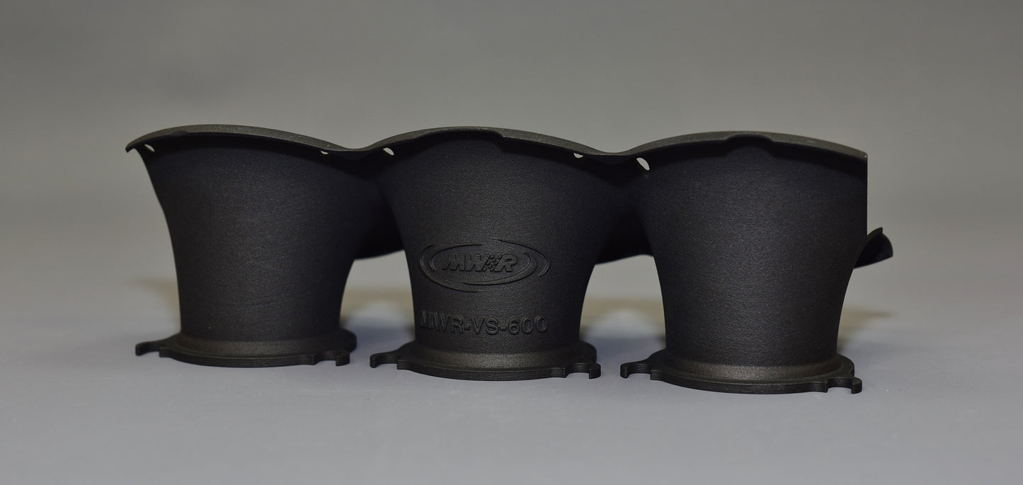 MWR Velocity Stacks For MV Agusta F3 675 / 800 / Superveloce (12-21) and Brutale 675 / 800, Rivale, Stradale, Dragster, & Turismo Veloce (12-17 -  EURO 3)