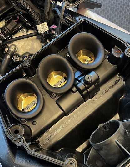 MWR Velocity Stacks for the Triumph 765 Street Triple (2017+) and Daytona 765 / Moto2