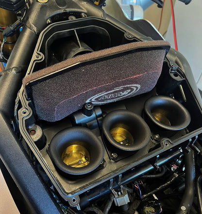 MWR Velocity Stacks for the Triumph 765 Street Triple (2017+) and Daytona 765 / Moto2