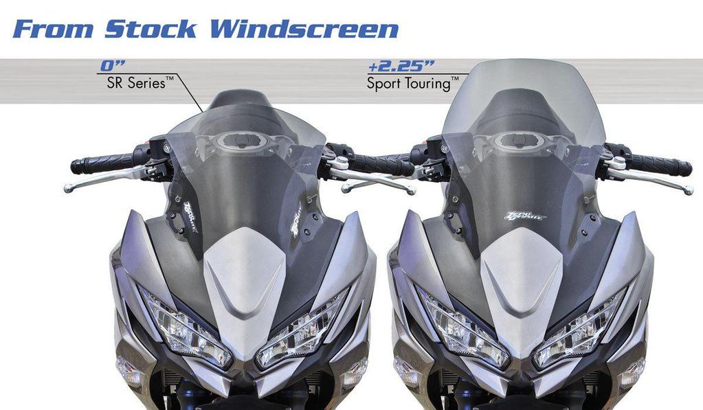Zero Gravity Racing Windshields for the Kawasaki Ninja 650 (2020-2021)