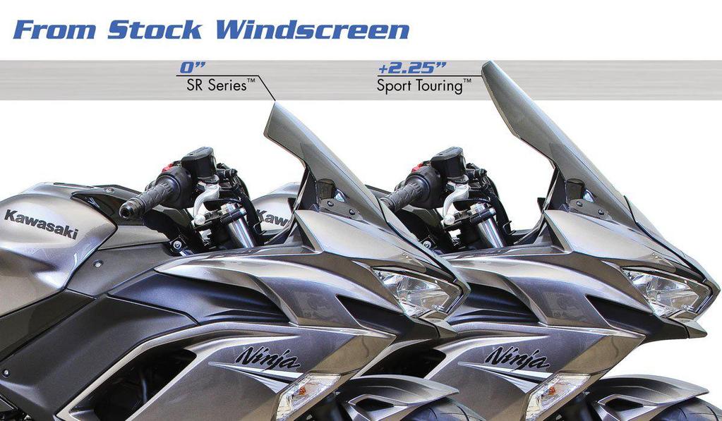 Zero Gravity Racing Windshields for the Kawasaki Ninja 650 (2020-2021)