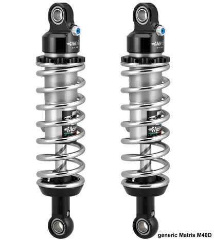 Matris M40D Twinshock for the Triumph Street Twin 900 (2016+) / Speed Twin 900 (2023+)