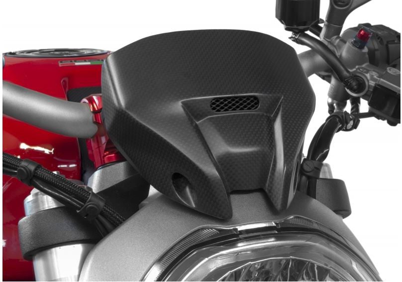 CNC Racing Carbon Fiber Headlight Fairing Cover Ducati Monster 821 and 1200/S (14-16)