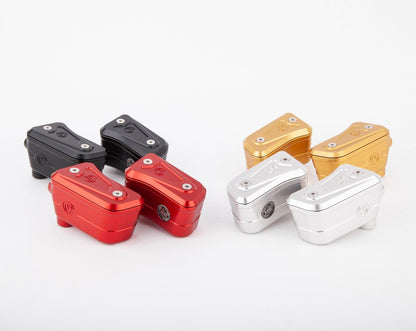 Motocorse Billet Brake and Clutch Reservoirs for OE Master Cylinders for Ducati Streetfighter V4 / S (2020 only)