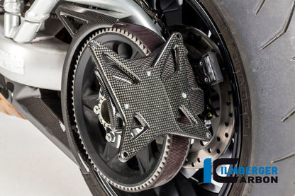 Ilmberger Carbon License plate holder incl.Belt Guard for the Ducati XDiavel 2016 / Diavel 1260 2019