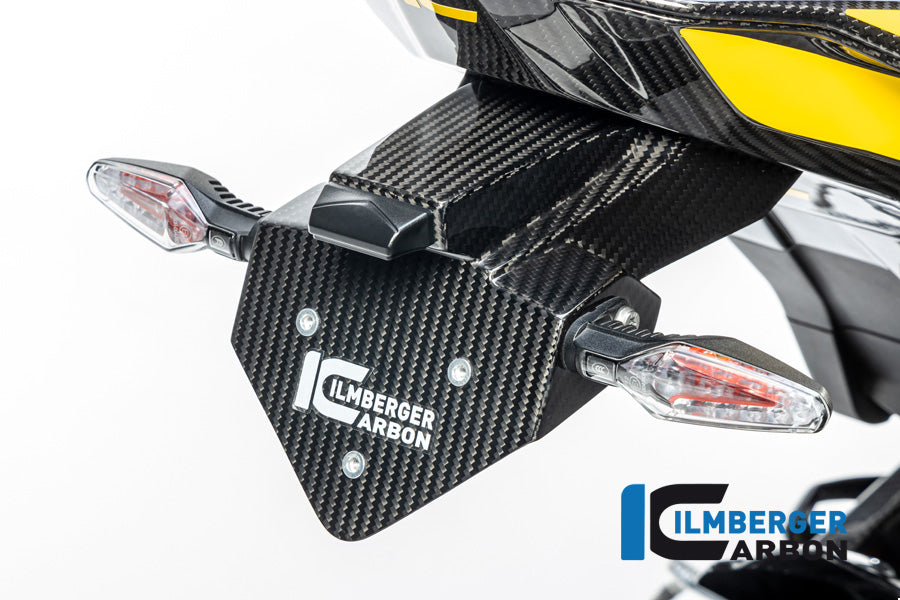 Ilmberger Carbon Number Plate Holder for the BMW S 1000 R '21 / S 1000 RR '19-23 / M 1000 R '23-24 / M 1000 RR '21-24