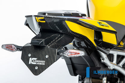 Ilmberger Carbon Number Plate Holder for the BMW S 1000 R '21 / S 1000 RR '19-23 / M 1000 R '23-24 / M 1000 RR '21-24